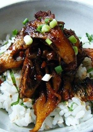マイタケの味噌照り焼きごはん-レシピのメイン写真