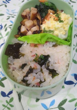 梅ワカメまぜごはん☆-レシピのメイン写真