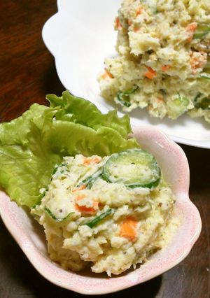 ちょっとオトナ風〜バジル味のポテトサラダ-レシピのメイン写真
