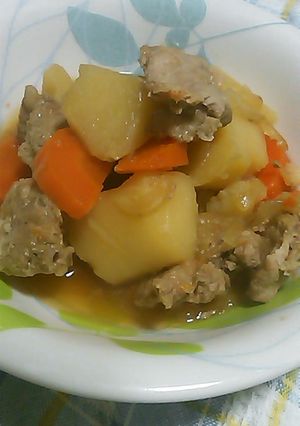 超手抜き炊飯器で　肉じゃが-レシピのメイン写真