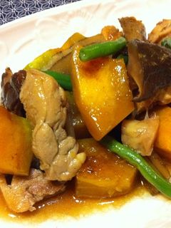 *鶏ももとカボチャのほっこり煮*-レシピのメイン写真