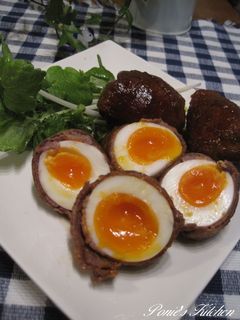とろ~り半熟卵の牛肉巻き♪お弁当に♪-レシピのメイン写真
