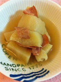 圧力鍋でベーコンと大根の煮物-レシピのメイン写真