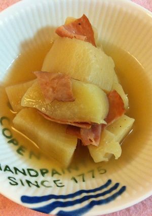 圧力鍋でベーコンと大根の煮物-レシピのメイン写真