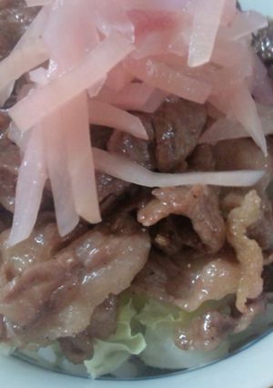 牛丼チーズあっさり味-レシピのメイン写真