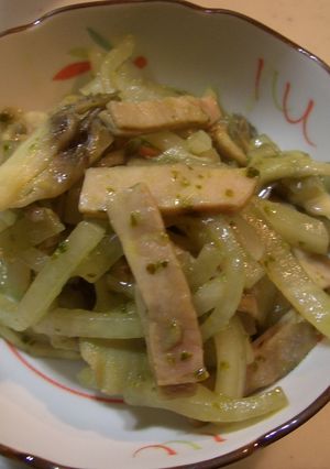 バジル風味のおかず-レシピのメイン写真