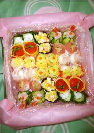 お祝い✿パーティー✿プレゼント✿手毬寿司-レシピのメイン写真