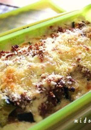 濃厚！南瓜のごま味噌そぼろチーズグラタン-レシピのメイン写真