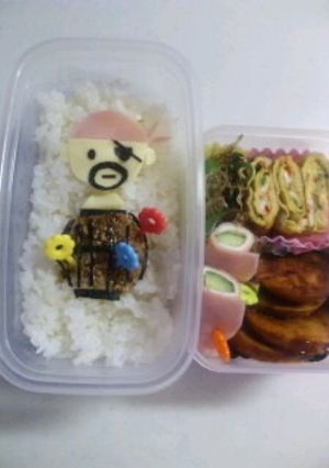 パパ用キャラ弁『黒ひげ危機一髪』-レシピのメイン写真