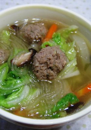 ほかほかあったまる☆肉団子スープ-レシピのメイン写真