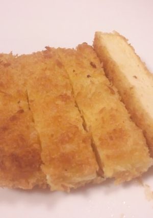 冷凍豆腐で揚げないヘルシーとんかつ♪-レシピのメイン写真