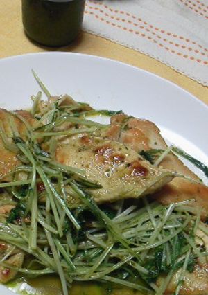 カリッ&シャキッバジル風味チキン-レシピのメイン写真