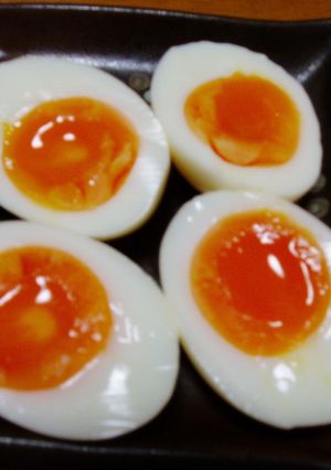ヘルシー！ゆで卵の塩麹漬け-レシピのメイン写真