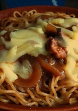 余ったハヤシライスで焼きそば★-レシピのメイン写真