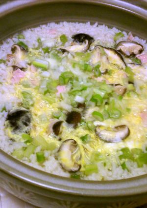 ラー油が美味しい　中華風雑炊！？　-レシピのメイン写真