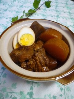 豚軟骨と大根の赤味噌煮(圧力鍋使用)-レシピのメイン写真