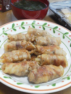はちみつ味噌でじゃが芋の肉巻き♪-レシピのメイン写真