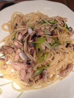 さんまの和風パスタ-レシピのメイン写真