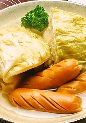 超簡単♪キャベツとウインナーのスープ煮☆-レシピのメイン写真