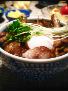 豚ごぼう丼-レシピのメイン写真