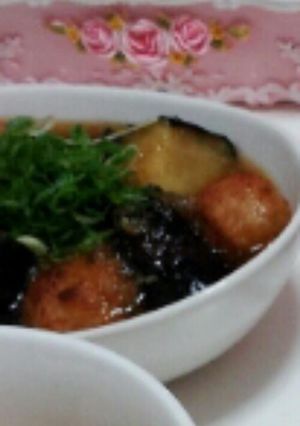 鶏団子となすのおろし煮-レシピのメイン写真
