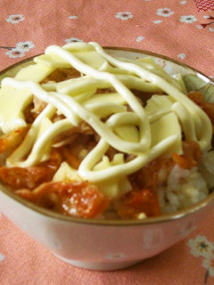 ツナ・キムチーズ丼-レシピのメイン写真