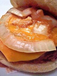 朝マック風!チーズハンバーグマフィン-レシピのメイン写真