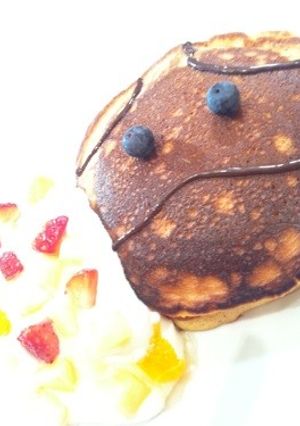 ハロの紅茶はちみつパンケーキ-レシピのメイン写真