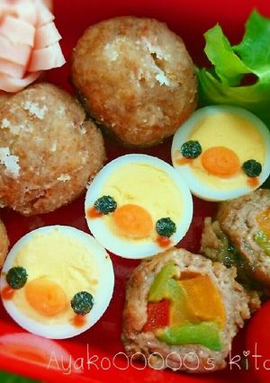 キャラ弁に☆うずら卵で簡単ひよこ♪-レシピのメイン写真