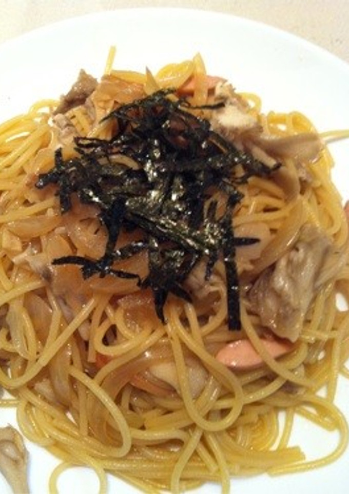 きのこの和風パスタ★麺つゆで簡単-レシピのメイン写真