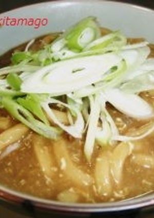 残ったカレーで！とろり～んカレーうどん-レシピのメイン写真