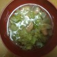 ポークビッツと白菜のスープ