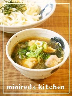 鶏肉とわかめのおろしつけ麺-レシピのメイン写真