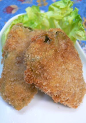 ❤ピーマンの肉詰めフライ❤-レシピのメイン写真