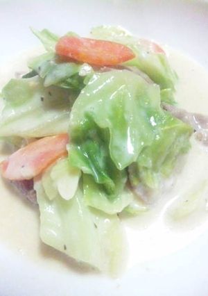 キャベツのクリーム煮 時短テク-レシピのメイン写真