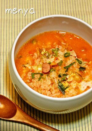 冷凍ご飯で♡キムチーズリゾット（雑炊？）-レシピのメイン写真