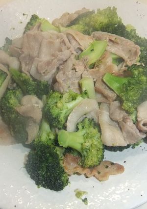 ブロッコリーと豚肉のさっと炒め-レシピのメイン写真