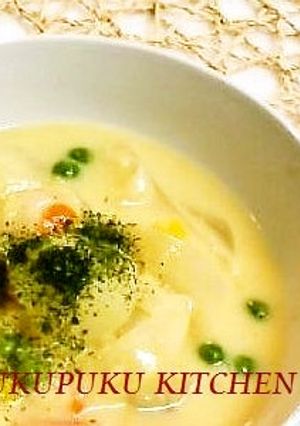 コーン缶で簡単コーンクリームシチュー♪-レシピのメイン写真