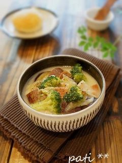お芋のこっくりミルク味噌スープ-レシピのメイン写真