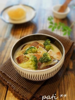 お芋のこっくりミルク味噌スープ-レシピのメイン写真