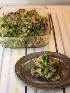 大根の葉っぱとじゃこのサッと煮。-レシピのメイン写真
