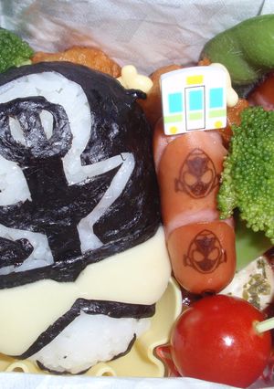ゴーカイシルバー弁当-レシピのメイン写真