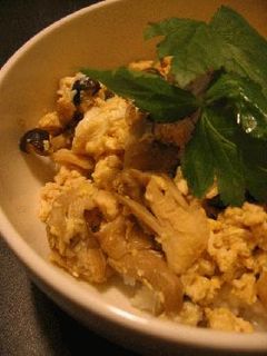 きのこと豆腐の卵とじ丼-レシピのメイン写真