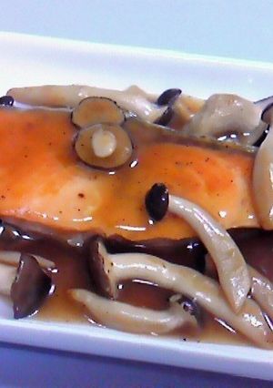 焼き鮭キノコあんかけ-レシピのメイン写真