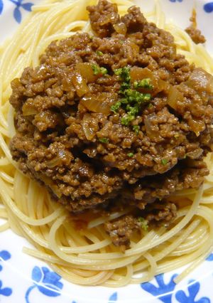 ケチャップなのにコク旨簡単ミートソース　-レシピのメイン写真