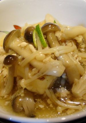 きのこのあったか豆腐あんかけ～♪-レシピのメイン写真