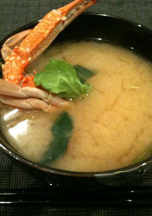 渡り蟹★味噌汁-レシピのメイン写真