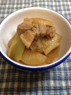 豚と大根とねぎの煮物-レシピのメイン写真
