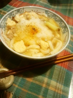 鶏肉と長ネギのおろしうどん-レシピのメイン写真