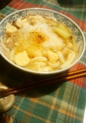 鶏肉と長ネギのおろしうどん-レシピのメイン写真